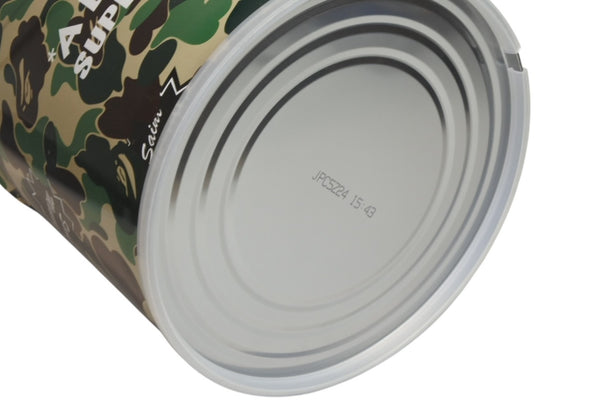 新品未使用品 アベイシングエイプ×セントマイケル 26SS 缶スツール 1M23-192-901 マルチカラー スチール PVC ウレタン シルバー金具 中古 4b012984