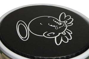 新品未使用品 アベイシングエイプ×セントマイケル 26SS 缶スツール 1M23-192-901 マルチカラー スチール PVC ウレタン シルバー金具 中古 4b012984