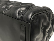 Load image into Gallery viewer, 極美品 LOUIS VUITTON ルイヴィトン キーポル スリーポール バンドリエール60 ヴァージル アブロー ロゴ M55692 レザー ブラック 中古 4b012999