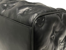 Load image into Gallery viewer, 極美品 LOUIS VUITTON ルイヴィトン キーポル スリーポール バンドリエール60 ヴァージル アブロー ロゴ M55692 レザー ブラック 中古 4b012999