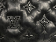 Load image into Gallery viewer, 極美品 LOUIS VUITTON ルイヴィトン キーポル スリーポール バンドリエール60 ヴァージル アブロー ロゴ M55692 レザー ブラック 中古 4b012999
