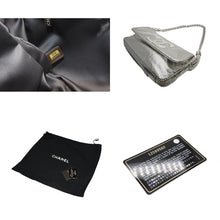Load image into Gallery viewer, 新品同様 CHANEL シャネル チェーンワンショルダーバッグ 12番台 ココマーク パンチングレザー カーフスキン シルバー 中古 4b013007