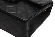 Load image into Gallery viewer, 極美品 CHANEL シャネル ミニマトラッセ17 Sフラップ Sチェーンショルダーバッグ 2番台 ココマーク ラムスキン ブラック 中古 4b013013