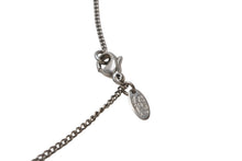 Load image into Gallery viewer, CHANEL シャネル ココマーク ネックレス 重量約6.2g 07V刻印 全長約42.5cm メタル シルバー ブラック 美品 中古 4b011944