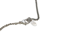 Load image into Gallery viewer, 極美品 CHANEL シャネル ココマーク ネックレス 重量約7.7g 04V刻印 全長約43cm メタル ラインストーン シルバー クリア 中古 4b011980