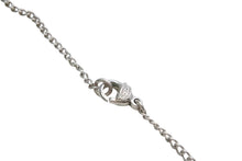 Load image into Gallery viewer, CHANEL シャネル ココマーク ネックレス 重量約5.3g 05P刻印 全長約43.5cm メタル ラインストーン シルバー ブラック 美品 中古 4b011975