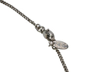 Load image into Gallery viewer, CHANEL シャネル ココマーク ネックレス 重量約5.3g C11V刻印 全長約43cm メタル ラインストーン シルバー クリア 美品 中古 4b011928