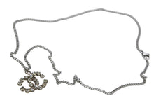Load image into Gallery viewer, CHANEL シャネル ココマーク ネックレス 重量約5.4g 00A刻印 全長約46cm メタル ラインストーン 美品 中古 4b011972