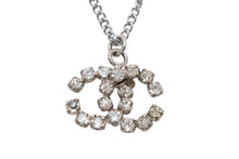 Load image into Gallery viewer, CHANEL シャネル ココマーク ネックレス 重量約5.4g 00A刻印 全長約46cm メタル ラインストーン 美品 中古 4b011972