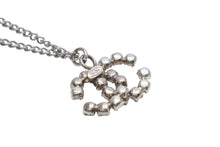 Load image into Gallery viewer, CHANEL シャネル ココマーク ネックレス 重量約5.4g 00A刻印 全長約46cm メタル ラインストーン 美品 中古 4b011972
