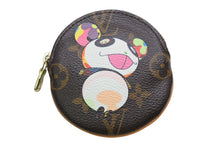 Load image into Gallery viewer, 極美品 LOUIS VUITTON ルイヴィトン ポルトモネロン コインケース モノグラムパンダライン M61928 ブラウン マルチカラー 中古 4b013174