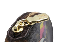 Load image into Gallery viewer, 極美品 LOUIS VUITTON ルイヴィトン ポルトモネロン コインケース モノグラムパンダライン M61928 ブラウン マルチカラー 中古 4b013174