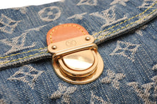 Load image into Gallery viewer, LOUIS VUITTON ルイヴィトン ミニプリーティ ワンショルダーバッグ M95050 モノグラム デニム インディゴブルー 美品 中古 4b013025
