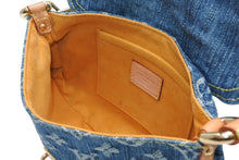 Load image into Gallery viewer, LOUIS VUITTON ルイヴィトン ミニプリーティ ワンショルダーバッグ M95050 モノグラム デニム インディゴブルー 美品 中古 4b013025