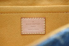 Load image into Gallery viewer, LOUIS VUITTON ルイヴィトン ミニプリーティ ワンショルダーバッグ M95050 モノグラム デニム インディゴブルー 美品 中古 4b013025