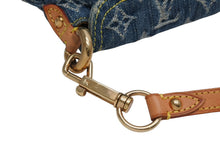 Load image into Gallery viewer, LOUIS VUITTON ルイヴィトン ミニプリーティ ワンショルダーバッグ M95050 モノグラム デニム インディゴブルー 美品 中古 4b013025