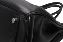 Load image into Gallery viewer, 極美品 HERMES エルメス バーキン30 ハンドバッグ スイフト ブラック シルバー金具 ◻︎K刻印 中古 4b013026