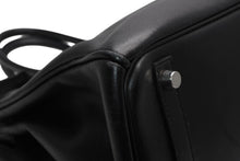 Load image into Gallery viewer, 極美品 HERMES エルメス バーキン30 ハンドバッグ スイフト ブラック シルバー金具 ◻︎K刻印 中古 4b013026