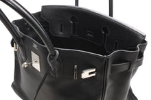 Load image into Gallery viewer, 極美品 HERMES エルメス バーキン30 ハンドバッグ スイフト ブラック シルバー金具 ◻︎K刻印 中古 4b013026