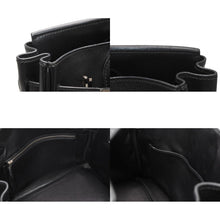 Load image into Gallery viewer, 極美品 HERMES エルメス バーキン30 ハンドバッグ スイフト ブラック シルバー金具 ◻︎K刻印 中古 4b013026