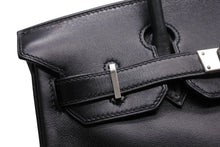 Load image into Gallery viewer, 極美品 HERMES エルメス バーキン30 ハンドバッグ スイフト ブラック シルバー金具 ◻︎K刻印 中古 4b013026