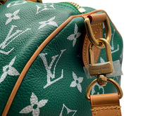 Load image into Gallery viewer, 新品同様 LOUIS VUITTON ルイヴィトン スピーディ P9 バンドリエール40 M24417 2WAY ボストンバッグ グリーン ゴールド金具 中古 4b013043