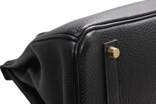 Load image into Gallery viewer, 極美品 HERMES エルメス BIRKIN バーキン35 ブラック シルバー金具 トゴ ハンドバッグ ◻︎D刻印 中古 4b013044