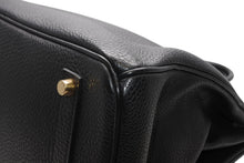 Load image into Gallery viewer, 極美品 HERMES エルメス BIRKIN バーキン35 ブラック シルバー金具 トゴ ハンドバッグ ◻︎D刻印 中古 4b013044
