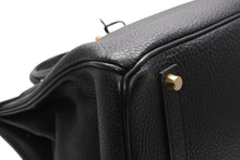 Load image into Gallery viewer, 極美品 HERMES エルメス BIRKIN バーキン35 ブラック シルバー金具 トゴ ハンドバッグ ◻︎D刻印 中古 4b013044
