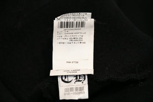 極美品 CHROME HEARTS クロムハーツ パッチ付き ジップアップフーディー パーカー ロゴ プリント サイズL ブラック 中古 4b013056
