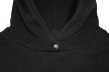 Load image into Gallery viewer, 極美品 CHROME HEARTS クロムハーツ パッチ付き ジップアップフーディー パーカー ロゴ プリント サイズL ブラック 中古 4b013056