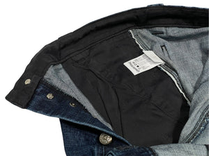 極美品 CHROME HEARTS クロムハーツ デニム カーペンター カットオフショートパンツ インディゴ シルバー925 サイズ31 中古 4b013066