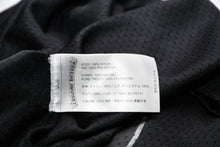 Load image into Gallery viewer, 極美品 CHROME HEARTS クロムハーツ メッシュ バーシティー ジャージー ロングスリーブ ブラック グレー サイズM 中古 4b013067