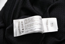 Load image into Gallery viewer, 極美品 CHROME HEARTS クロムハーツ メッシュ バーシティー ジャージー ロングスリーブ ブラック グレー サイズM 中古 4b013067