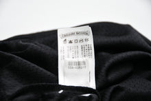 Load image into Gallery viewer, 極美品 CHROME HEARTS クロムハーツ メッシュ バーシティー ジャージー ロングスリーブ ブラック グレー サイズM 中古 4b013067