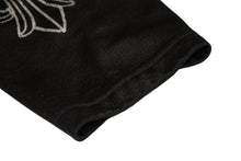 Load image into Gallery viewer, 極美品 CHROME HEARTS クロムハーツ メッシュ バーシティー ジャージー ロングスリーブ ブラック グレー サイズM 中古 4b013067