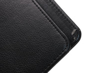 Load image into Gallery viewer, 極美品 CHROME HEARTS クロムハーツ レザーアジェンダ バインダー CHプラス ホースシュー エンボス加工 ブラック シルバー925 中古 4b013069