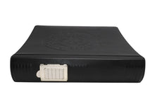 Load image into Gallery viewer, 極美品 CHROME HEARTS クロムハーツ レザーアジェンダ バインダー CHプラス ホースシュー エンボス加工 ブラック シルバー925 中古 4b013069