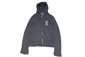 CHROME HEARTS クロムハーツ PPO MATTY BOY ロゴ プリント パーカー ダガージップ グレー サイズM 美品 中古 4b013048