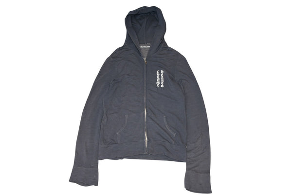 CHROME HEARTS クロムハーツ PPO MATTY BOY ロゴ プリント パーカー ダガージップ グレー サイズM 美品 中古 4b013048