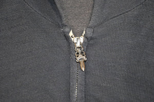 CHROME HEARTS クロムハーツ PPO MATTY BOY ロゴ プリント パーカー ダガージップ グレー サイズM 美品 中古 4b013048
