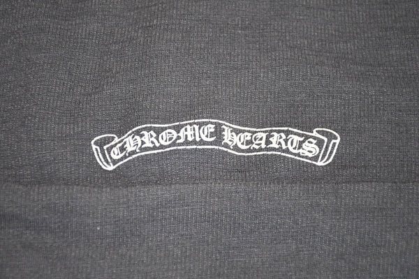 CHROME HEARTS クロムハーツ PPO MATTY BOY ロゴ プリント パーカー ダガージップ グレー サイズM 美品 中古 4b013048