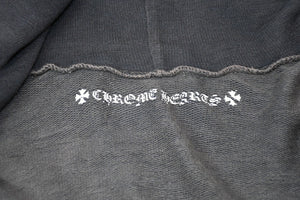 CHROME HEARTS クロムハーツ PPO MATTY BOY ロゴ プリント パーカー ダガージップ グレー サイズM 美品 中古 4b013048