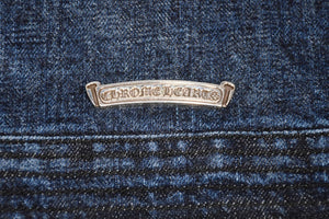 新品未使用 CHROME HEARTS クロムハーツ SOAP ON A ROPE ソープオンアロープ デニム ボア デニム ジャケット クロスボール サイズXL 中古 4b013143