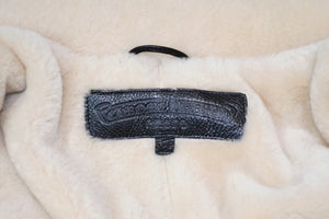 新品未使用 CHROME HEARTS クロムハーツ SOAP ON A ROPE ソープオンアロープ デニム ボア デニム ジャケット クロスボール サイズXL 中古 4b013143