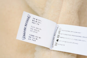 新品未使用 CHROME HEARTS クロムハーツ SOAP ON A ROPE ソープオンアロープ デニム ボア デニム ジャケット クロスボール サイズXL 中古 4b013143