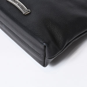 極美品 CHROME HEARTS クロムハーツ ショルダーバッグ VIV DAGGER ダガー ブラック 中古 4b013095