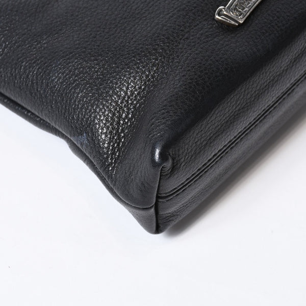 極美品 CHROME HEARTS クロムハーツ ショルダーバッグ VIV DAGGER ダガー ブラック 中古 4b013095
