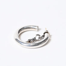 Load image into Gallery viewer, 極美品 CHROME HEARTS クロムハーツ スタック クロス フープ ピアス シルバー925 14k アクセサリー 14.8g 小物 中古 4b013771