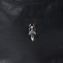 Load image into Gallery viewer, 極美品 CHROME HEARTS クロムハーツ ショルダーバッグ VIV DAGGER ダガー ブラック 中古 4b013095